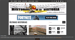 Desktop Screenshot of historiasdelahistoria.com