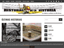 Tablet Screenshot of historiasdelahistoria.com